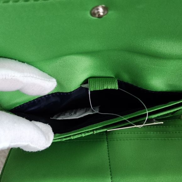 NWT TOMMY HILFIGER Preppy "Butterfly Clutch" Wallet Blue & Green - Picture 2 of 15